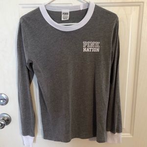 PINK long sleeve tee